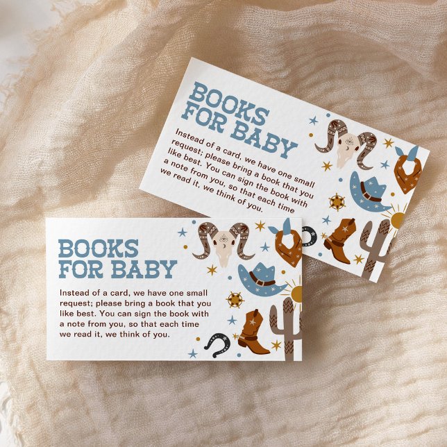 Westerne Cowboy boeken voor Baby Rodeo Shower