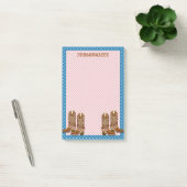 Westerne cowboy Boots uit het Roestland personalis Post-it® Notes (Kantoor)