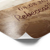 westerne Cowboy bruiloft met een bijtende vogel Foto Afdruk (Hoek)