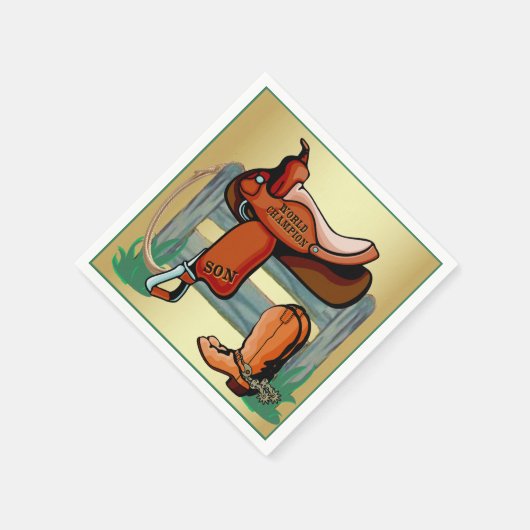 Westerne Cowboy Champion Son Saddle Boots Servet (Hoek)