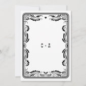  Westerne Cowboy Country Couples Kaart (Achterkant)