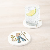 Westerne Cowboy Cowgirl Horse Barn Rodeo Onderzett Zandsteen Onderzetter (Zijkant)