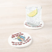 Westerne Cowboy Cowgirl Horse Barn Rodeo Onderzett Zandsteen Onderzetter (Zijkant)