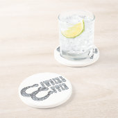 Westerne Cowboy Cowgirl Horse Barn Rodeo Onderzett Zandsteen Onderzetter (Zijkant)