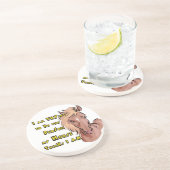 Westerne Cowboy Cowgirl Horse Barn Rodeo Onderzett Zandsteen Onderzetter (Zijkant)