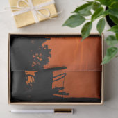 Westerne Cowboy Desert Sunset 14 ontkoppeling Tissuepapier (Geschenk)