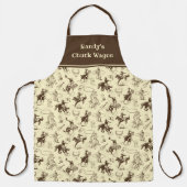 Westerne Cowboy Horse Rodeo - Gepersonaliseerd Schort (Voorkant)