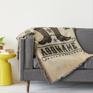 Westerne Cowboy laarzen ADD NAAM Sheriff Spurs Sal Deken