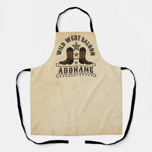 Westerne Cowboy laarzen ADD NAAM Sheriff Spurs Sal Schort