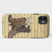  Westerne Cowboy laarzen romantische iphone5hoesje Case-Mate iPhone Case (Achterkant (horizontaal))
