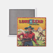 Westerne  Cowboy Magneet (Voorkant / Achterkant)