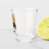 Westerne cowboy met dekmantel Wagon Personal Shot Glas (Rechts)