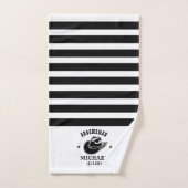 Westerne Cowboy Pet Groomsmen Persoonlijke naam Bad Handdoek (Handdoek)