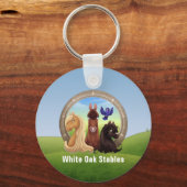 Westerne Cowboy Promotie Sleutelhanger (Achterkant)