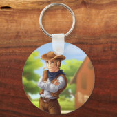 Westerne Cowboy Promotie Sleutelhanger (Voorkant)