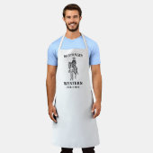Westerne Cowboy Pub & Bar Custom Bartender Schort (Gedragen)
