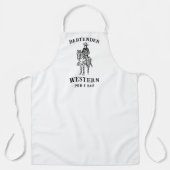 Westerne Cowboy Pub & Bar Custom Bartender Schort (Voorkant)