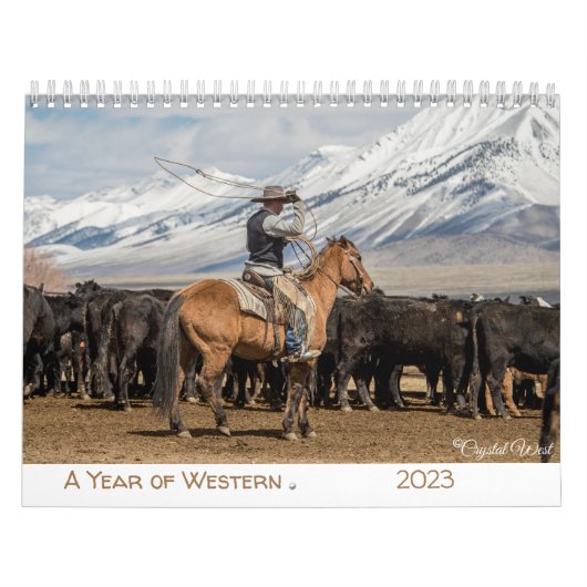 Westerne Cowboy Ranching Calendar Kalender (Hoes)