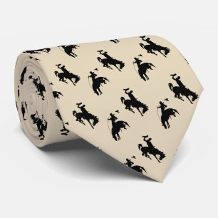 Westerne Cowboy Rodeo Bronc Riders Necktie Stropdas
