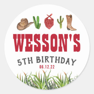 Westerne Cowboy Rodeo Sticker