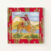  Westerne Cowboy Rodeo Wild West Notitieboek (Achterkant)