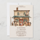  Westerne Cowboy Rustic Country Wedding Kaart (Voorkant)