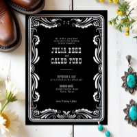 Westerne Cowboy Rustic Country Wedding