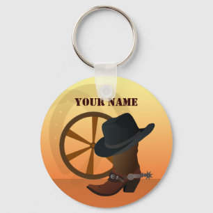 Westerne Cowboy Sleutelhanger