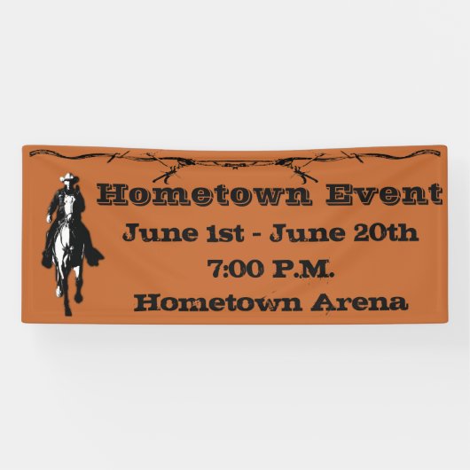 Westerne Cowboy Spandoek (Horizontaal)