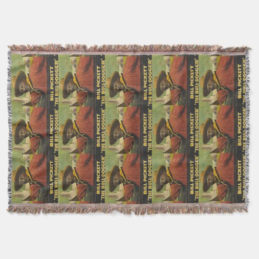 Westerne Cowboy Throw Blanket Deken (Voorkant)