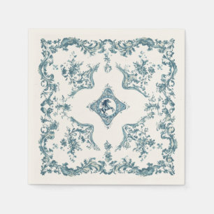 Westerne Cowboy Toile de Jouy Bandana Design Horse Servet