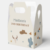 Westerne Cowboy Verjaardagsfeestje Favor Box Bedankdoosjes (Geopend)