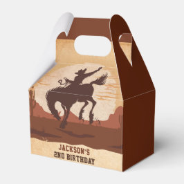 Westerne Cowboy Verjaardagsfeestje Favor Box Bedankdoosjes