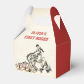 Westerne Cowboy Verjaardagsfeestje Favor Box Bedankdoosjes (Achterkant)