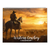 Westerne cowboykalender kalender (Hoes)