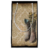 Westerne cowboylaarzen voor wilde bloemen in Damas Klein Cadeauzakje (Voorkant)