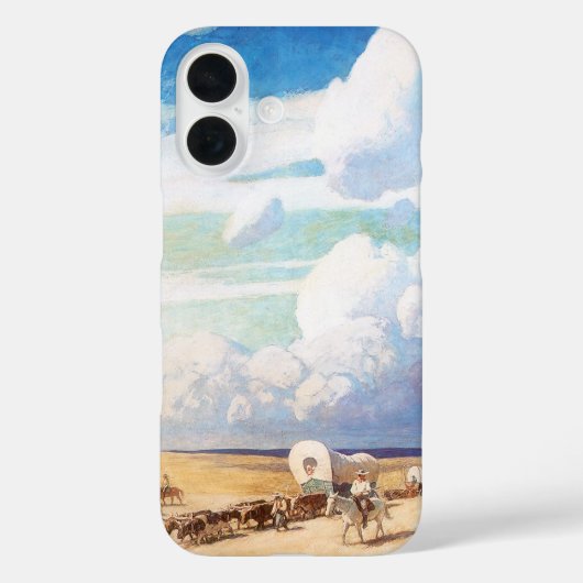  Westerne cowboys, afgedekt door Wyeth Case-Mate iPhone Case (Achterkant)