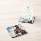  Westerne cowboys, Bucking by NC Wyeth Onderzetter (Rechterzijde)