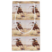 Westerne Cowboys Gift Bag Klein Cadeauzakje (Voorkant)