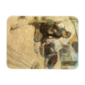  Westerne cowboys, Hopby NC Wyeth Magneet (Horizontaal)