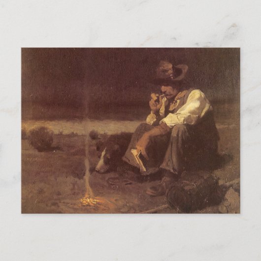 Westerne cowboys, Plains Herder by NC Wyeth Briefkaart (Voorkant)