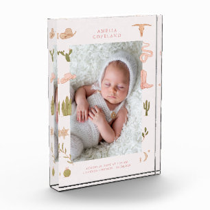 Westerne Cowgirl Baby Verticale foto Keepsake