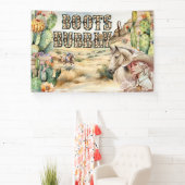 Westerne cowgirl cowboy rustic desert cactus spandoek (Insitu)