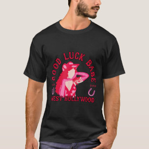 Westerne Cowgirl Good Luck Babe Dancing Disco Coqu T-shirt