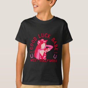 Westerne Cowgirl Good Luck Babe Dancing Disco Coqu T-shirt
