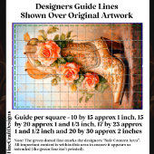 Westerne Cowgirl Mode Boot Rozen DF9LF Decoupage Tissuepapier