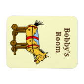 Westerne Custom Speelgoed Horse Premium Magnet Magneet (Horizontaal)