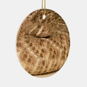 westerne diamondback ratelslang keramisch ornament (Rechts)