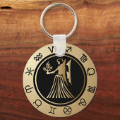 Westerne dierenriem - Maagd Sleutelhanger (Voorkant)