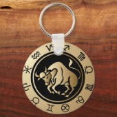 Westerne dierenriem - Stier Sleutelhanger (Voorkant)